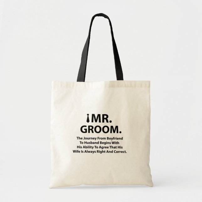 Groom Bachelor Party Geschenke Tragetasche (Vorne)