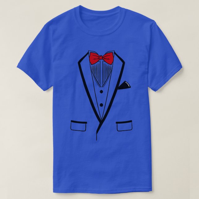 Groom Bachelor Party Tuxedo Dress Anzug T-Shirt (Design vorne)