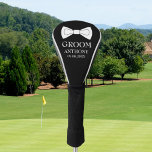 Groom Black Elegant Moderne Name Geschenke Hochzei Golf Headcover<br><div class="desc">Moderner,  eleganter,  maskuliner,  schwarz-weißer Bräutigam-Golf. Ideal für Hochzeiten. Sie können es mit Ihrem Namen und Datum personalisieren.</div>