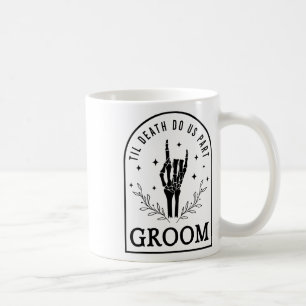 Groom Bride Skeleton Gothic Halloween Verlobung W Kaffeetasse
