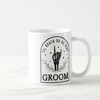 Groom Bride Skeleton Gothic Halloween Verlobung W Kaffeetasse