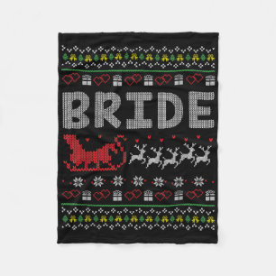 Groom Bridge Weihnachten Weihnachten Weihnachten U Fleecedecke