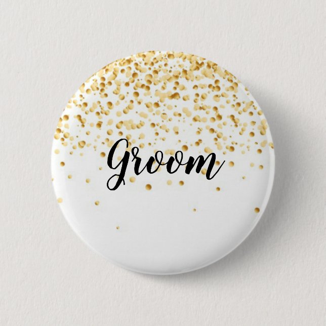Groom Button (Vorderseite)