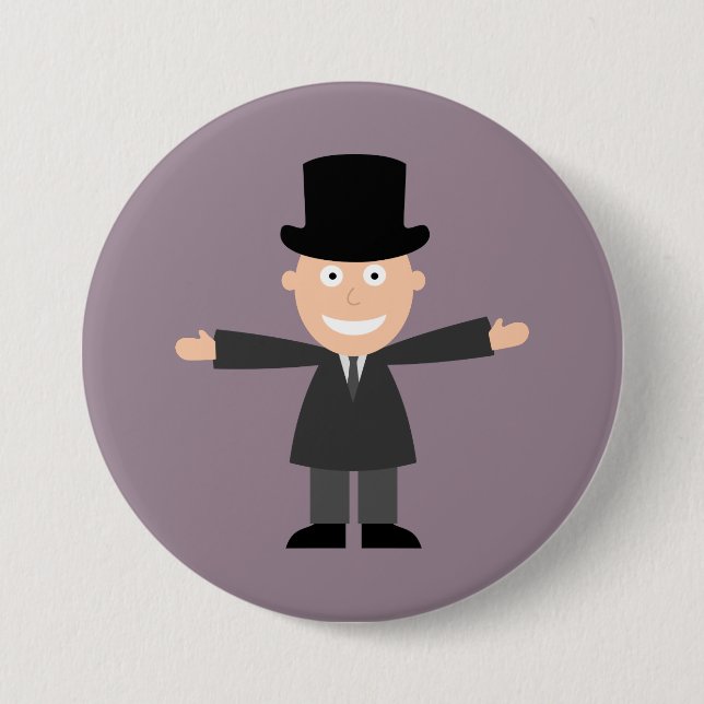 Groom Button (Vorderseite)