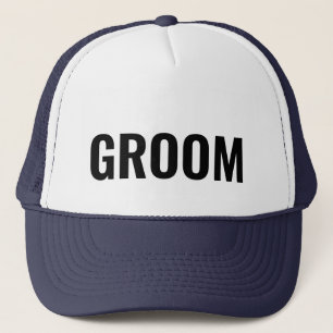 GROOM CAP HAT TRUCKERKAPPE