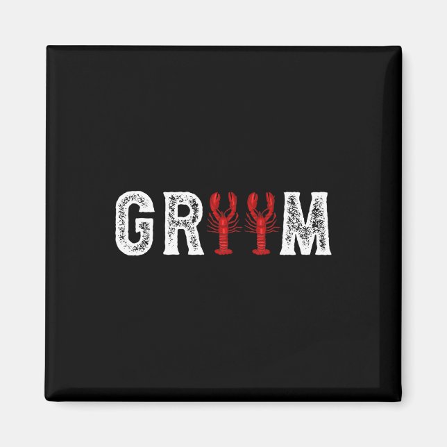 Groom Crawfish Hochzeit Partnerlook Magnet (Vorne)