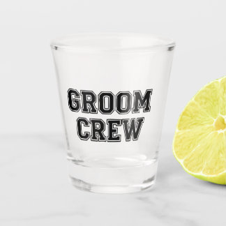 "Groom Crew" Junggesellenabschied Schnapsglas