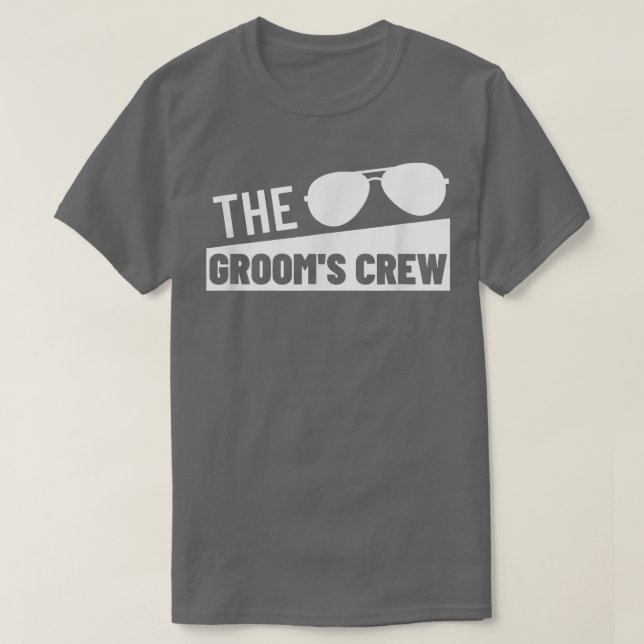 Groom Crew Squad Wedding Trauzeuge Bachelor Party  T-Shirt (Design vorne)