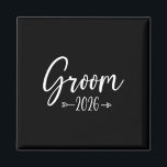 Groom Est 2026 Verheiratete Hochzeitsbindungsparty Magnet<br><div class="desc">Groom Est 2026 Verheiratete Hochzeitsbindungsparty Husband 2026</div>