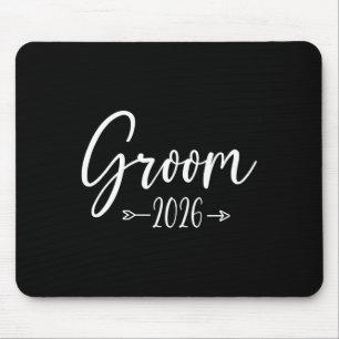 Groom Est 2026 Verheiratete Hochzeitsbindungsparty Mousepad