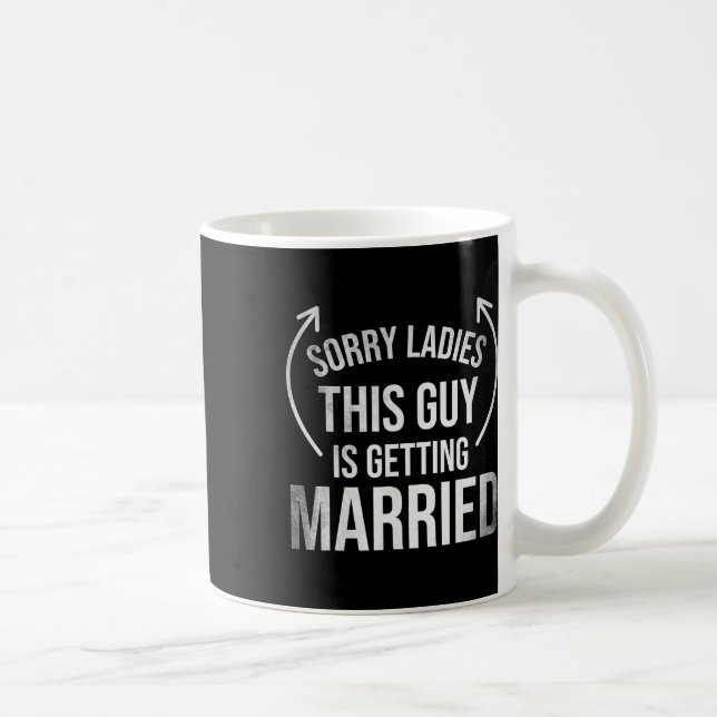 Groom Funny Bachelor liefert Kleidung Party Weddin Kaffeetasse (Rechts)