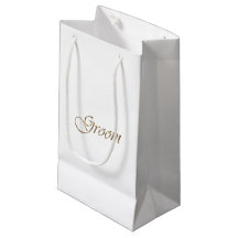 Groom, goldene Schrift, elegante Kalligrafie
