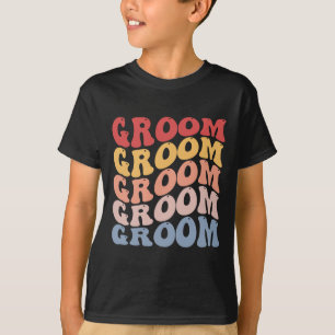 Groom Groovy Bachelor Party T-Shirt