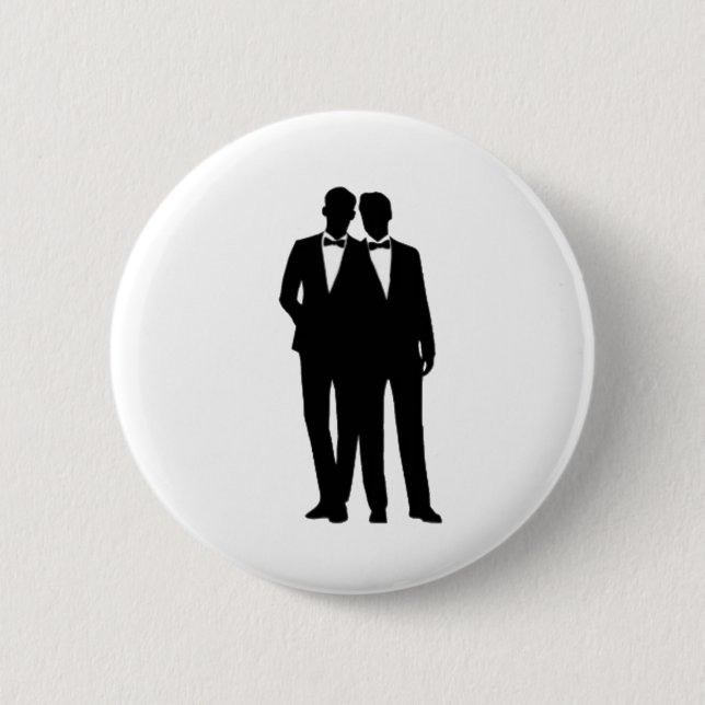 Groom-Hochzeit Button (Vorderseite)