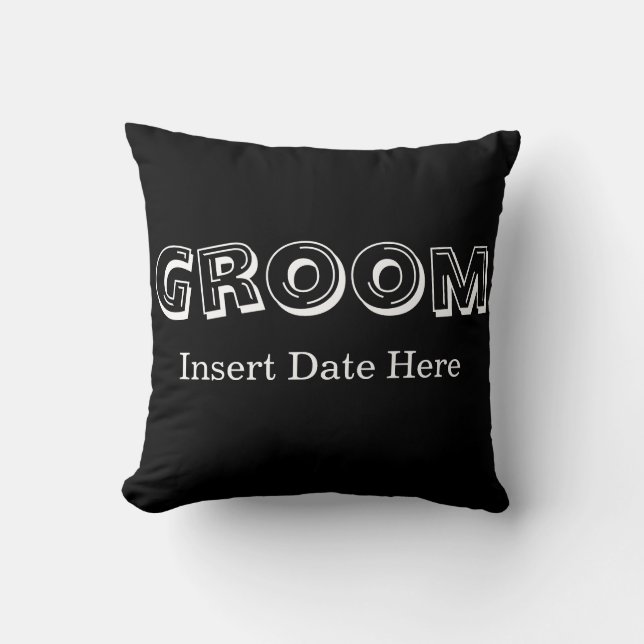 Groom | Hochzeit Kissen (Vorderseite)