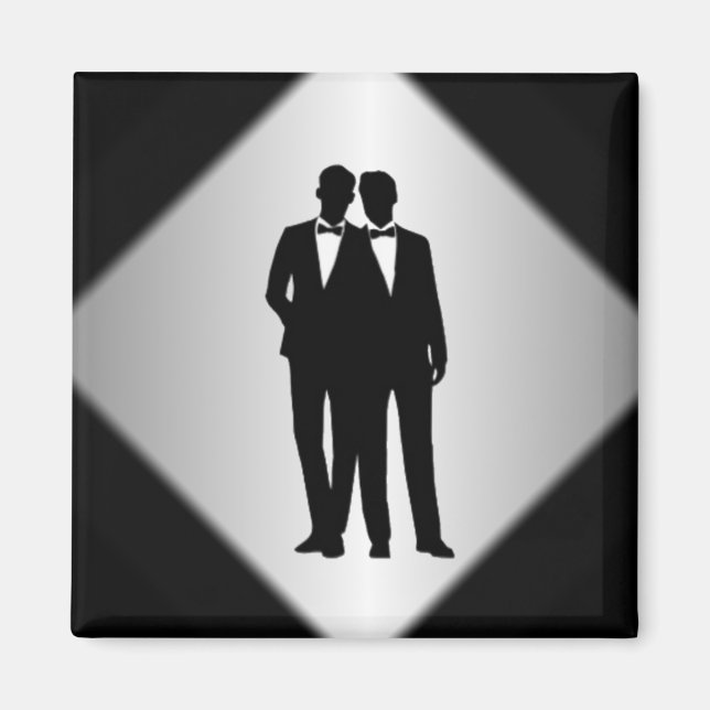 Groom-Hochzeit Magnet (Vorne)