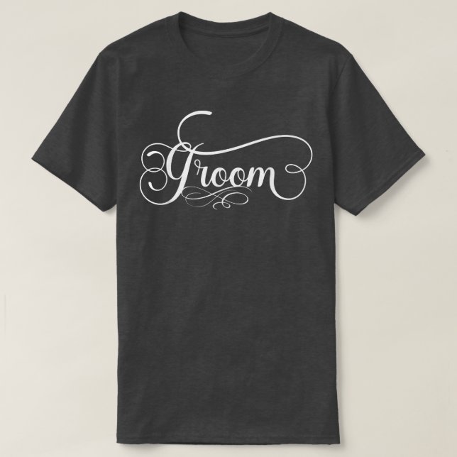 Groom (Hochzeit) T-Shirt (Design vorne)