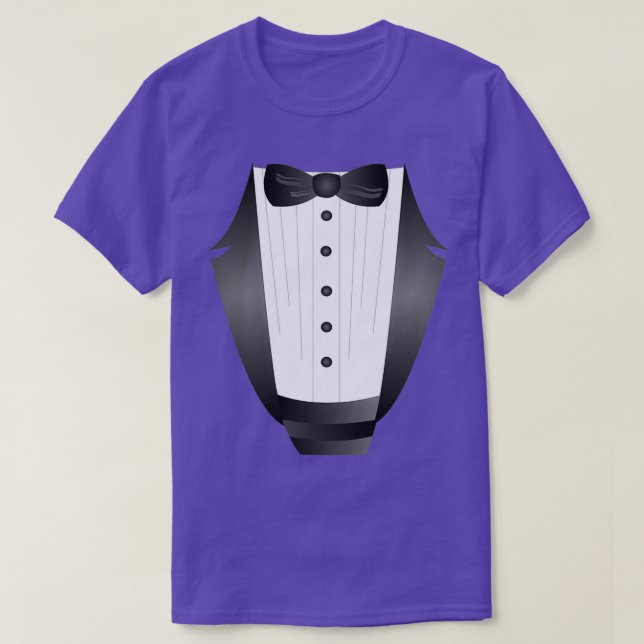 Groom Hochzeitsfeier Bachelor Party Neuheit Tuxedo T-Shirt (Design vorne)