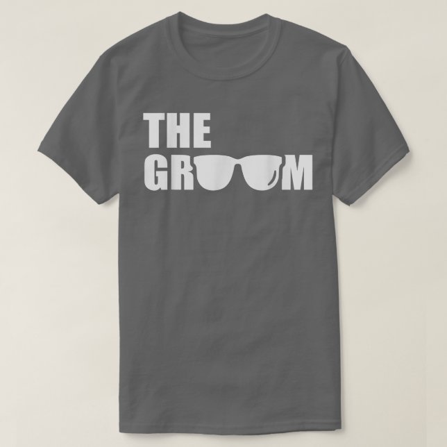Groom-Junggeselle T-Shirt (Design vorne)