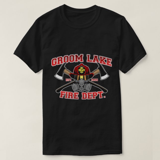 Groom Lake Fire Department Gebiet 51 T-Shirt (Design vorne)