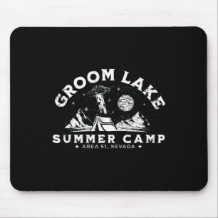 Groom Lake Summer Camp - Funny Area 51 Alien Ufo G Mousepad