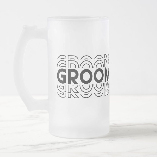 Groom Mattglas Bierglas (Links)