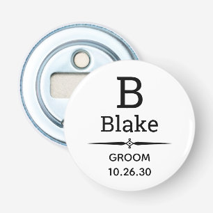 Groom Monogrammatiotes Flaschenöffner