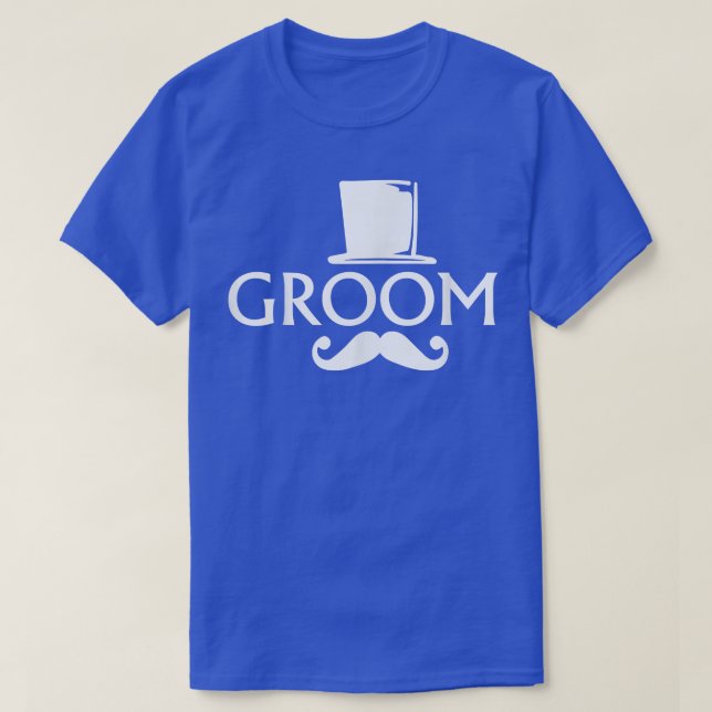 Groom Mustache und Top Hat Wedding Bachelor Party (Design vorne)