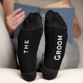 Groom oder Secret Message für Brillen auf den Sock Socken