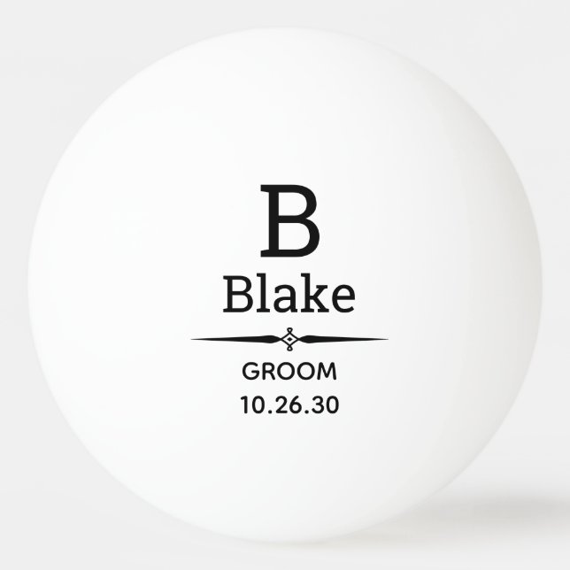 Groom Ping Pong Ball Tischtennisball (Vorderseite)