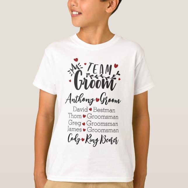 Groom’s Crew in Style T-Shirt (Vorderseite)