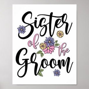Groom-Schwester des Groom Niedlich Groom-Schwester Poster