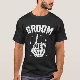 Groom Skeleton Hand Wedween Paare Matc T-Shirt