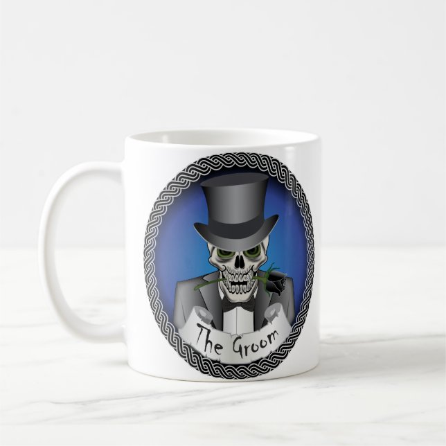 Groom Skull Tasse (Links)