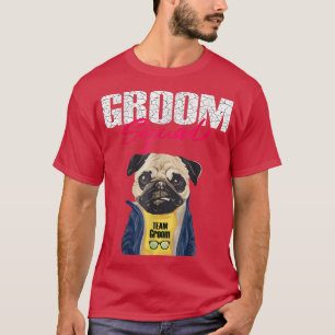 Groom Squad Bachelor Party Funny Mops Bester Freun T-Shirt