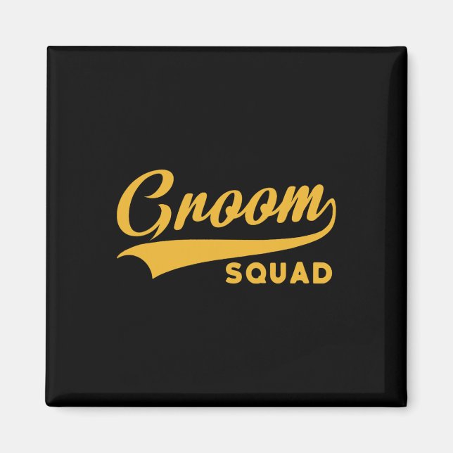 Groom Squad - Bachelor Party - Hochzeit Magnet (Vorne)