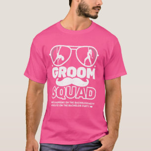 Groom Squad Bachelor Party, Stag Do Trauzeugen T-Shirt
