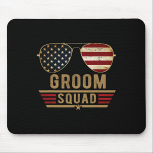 Groom Squad Bachelor Party Trauzeugen Hochzeit US  Mousepad