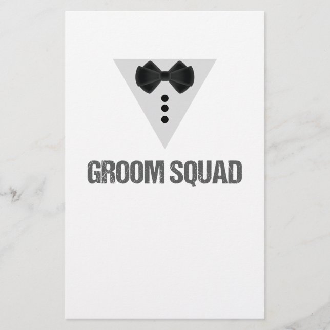 Groom Squad Briefpapier (Vorderseite)