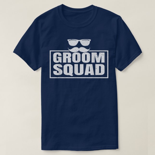 Groom Squad Groomsmen Bachelor Party Stag Groom Fu T-Shirt (Design vorne)