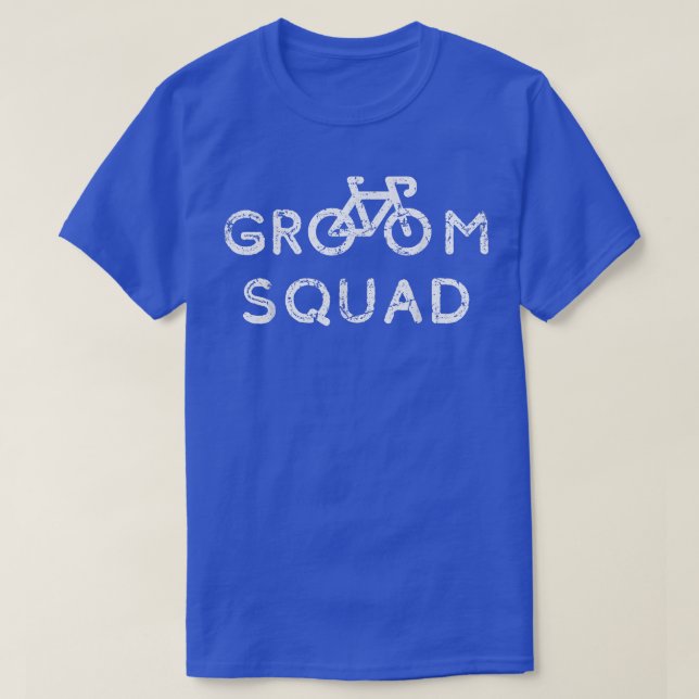 Groom Squad lustige Biker Bachelor Party Groom Hoc T-Shirt (Design vorne)