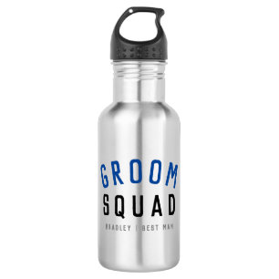 Groom Squad   Moderner Bachelor Trauzeuge Stilvoll Edelstahlflasche