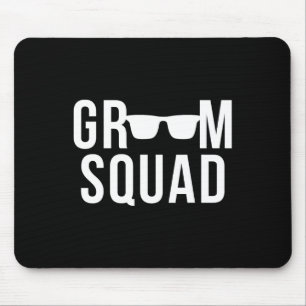 Groom Squad Sungles Wedding Bachelor Party Mousepad
