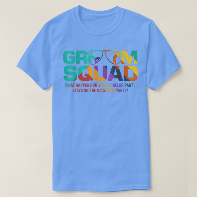Groom Squad T Bucks Groom Trauzeugen Bachelor T-Shirt (Design vorne)