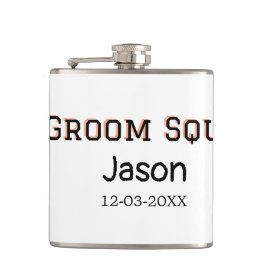 Groom Squad Trauzeuge Junggeselinnen-Abschied hinz Flachmann