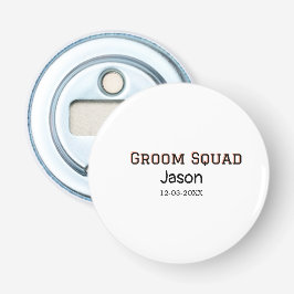 Groom Squad Trauzeuge Junggeselinnen-Abschied hinz Flaschenöffner