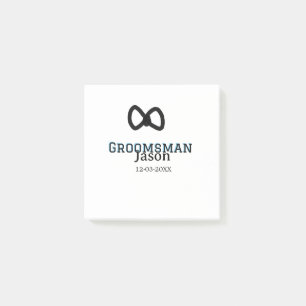 Groom Squad Trauzeuge Junggeselinnen-Abschied hinz Post-it Klebezettel