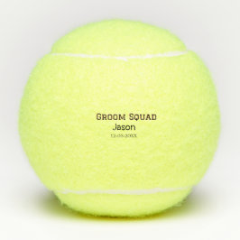 Groom Squad Trauzeuge Junggeselinnen-Abschied hinz Tennisbälle