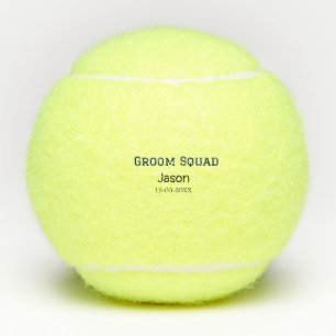 Groom Squad Trauzeuge Junggeselinnen-Abschied hinz Tennisbälle
