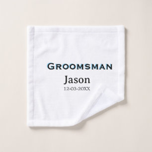 Groom Squad Trauzeuge Junggeselinnen-Abschied hinz Waschlappen